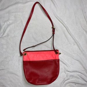 Red and Coral Cross body